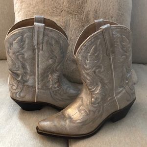 Silver Laredo western boot